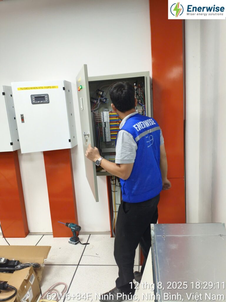 Kiểm tra lại nguồn điện trước khi chạy